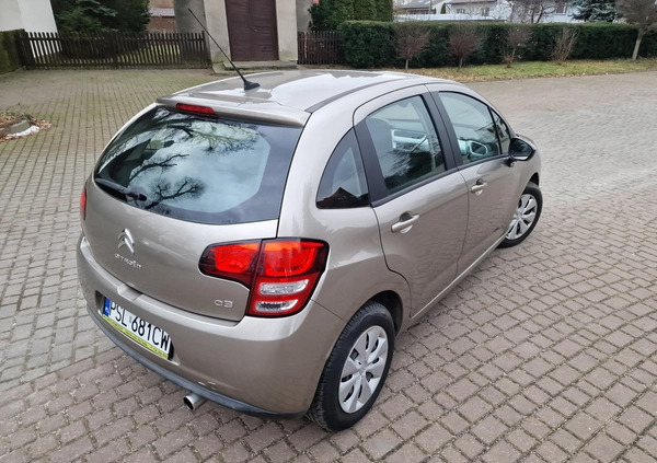 Citroen C3 cena 21300 przebieg: 74493, rok produkcji 2011 z Pasłęk małe 232